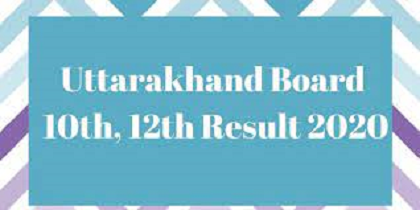 Uttarakhand Board 10th, 12th Result 2021