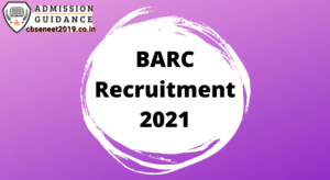 BARC Recruitment 2021