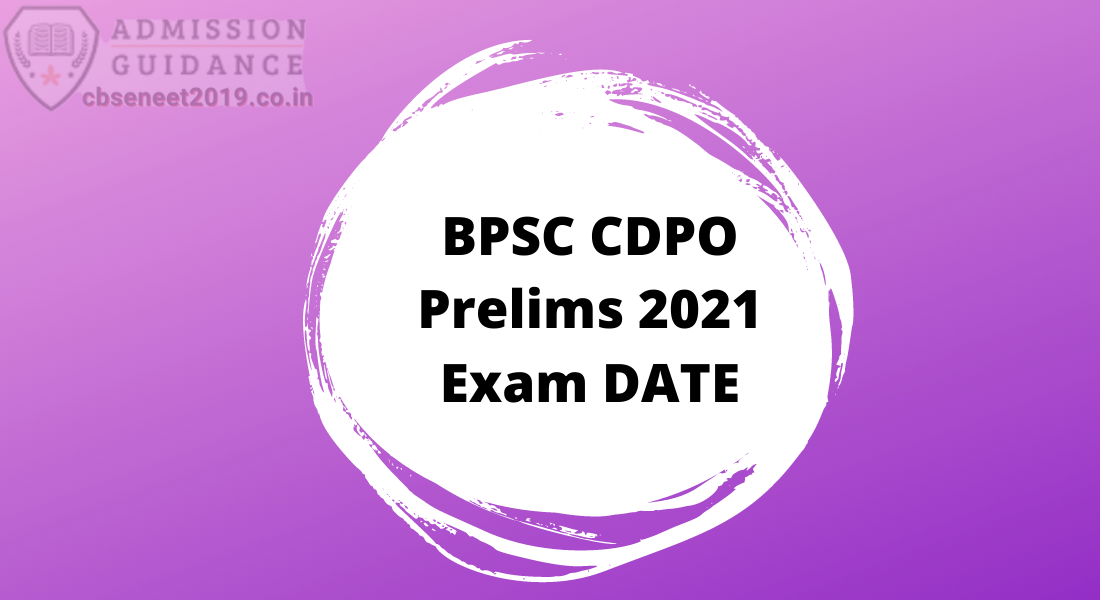 BPSC CDPO Prelims Exam 2021