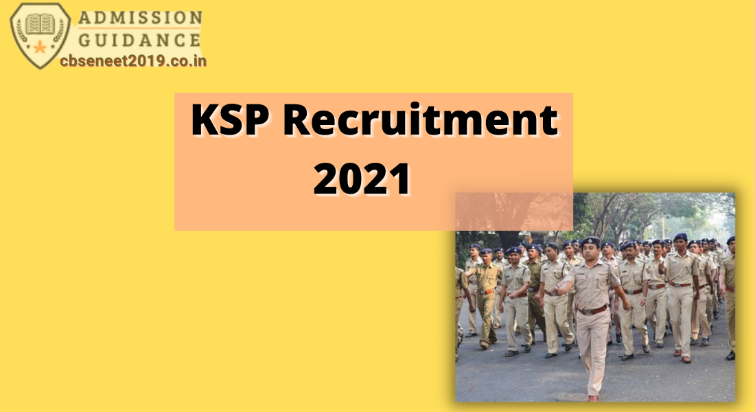 KSP Recruitment 2021