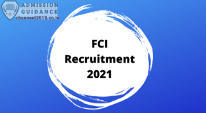FCI Recruitment 2021