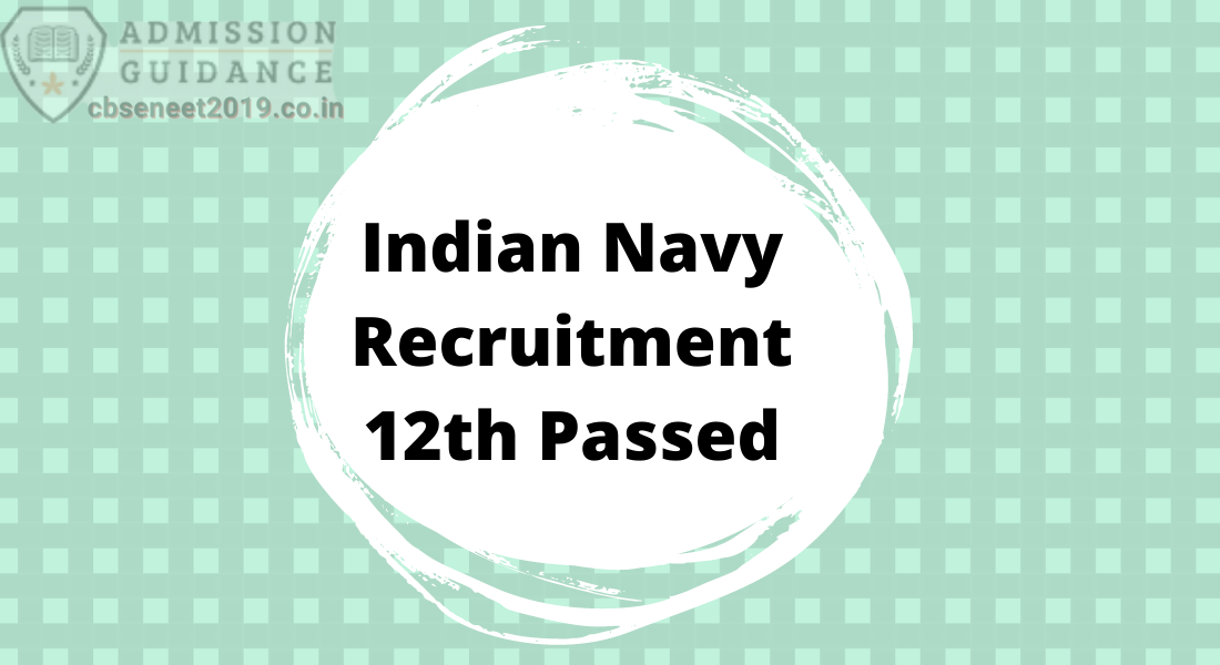 Indian Navy Recruitment 12th Passed