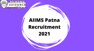 AIIMS Patna Recruitment 2021