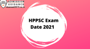 HPPSC Exam Date 2021