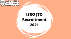 ISRO JTO Recruitment 2021
